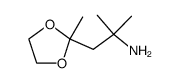 2-methyl-1-(2-methyl-1,3-dioxolan-2-yl)propan-2-amine Structure