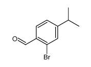 2-溴-4-异丙基苯甲醛结构式