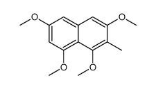 1,3,6,8-tetramethoxy-2-methylnaphthalene Structure