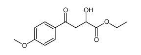 Benzenebutanoic acid, α-hydroxy-4-methoxy-γ-oxo-, ethyl ester Structure