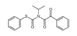 S-phenyl isopropyl(2-oxo-2-phenylacetyl)carbamothioate结构式