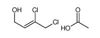 acetic acid,3,4-dichlorobut-2-en-1-ol Structure