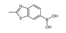2-Methylbenzothiazole-6-boronic acid structure