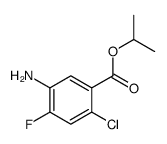 propan-2-yl 5-amino-2-chloro-4-fluorobenzoate结构式
