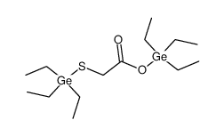 triethyl germanium (1+), triethylgermanylmercapto acetate结构式