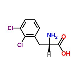 2,3-Dichlorophenylalanine Structure