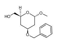[(2S,4S,6S)-4-(benzyloxy)-6-methoxytetrahydro-pyran-2-yl]-methanol Structure