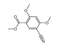 methyl 5-cyano-2,4-dimethoxybenzoate Structure