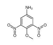 4-甲氧基-3,5-二硝基苯胺结构式