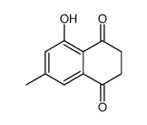 5-hydroxy-7-methyl-2,3-dihydro-[1,4]naphthoquinone结构式
