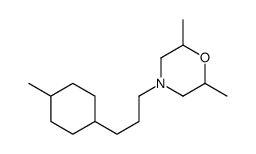 2,6-dimethyl-4-[3-(4-methylcyclohexyl)propyl]morpholine结构式