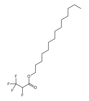 tetradecyl 2,3,3,3-tetrafluoropropanoate结构式