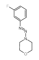 4-[(3-fluorophenyl)azo]-morpholine Structure