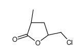 (3S,5S)-5-(chloromethyl)-3-methyloxolan-2-one结构式