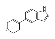 5-(3,6-Dihydro-2H-pyran-4-yl)-1H-indazole structure