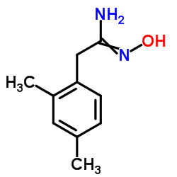 2-(2,4-DIMETHYL-PHENYL)-N-HYDROXY-ACETAMIDINE结构式