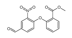 METHYL 2-(4-FORMYL-2-NITROPHENOXY)BENZENECARBOXYLATE结构式