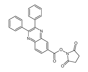 N-HYDROXYSUCCINIMIDYL-2,3-DIPHENYLQUINOXALINE-6-CARBOXYLATE Structure