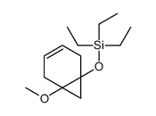 triethyl-[(1-methoxy-6-bicyclo[4.1.0]hept-3-enyl)oxy]silane结构式
