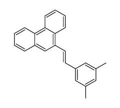 9-[(Z)-2-(3,5-Dimethyl-phenyl)-vinyl]-phenanthrene结构式