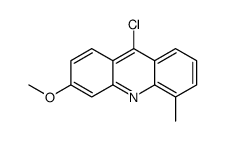 9-chloro-3-methoxy-5-methylacridine结构式