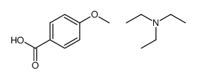 N,N-diethylethanamine,4-methoxybenzoic acid Structure