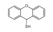 9H-xanthene-9-thiol结构式
