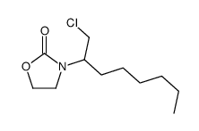 3-(1-chlorooctan-2-yl)-1,3-oxazolidin-2-one结构式