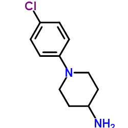 1-(4-CHLOROPHENYL)PIPERIDIN-4-AMINE Structure