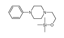 trimethyl-[2-(4-phenylpiperazin-1-yl)ethoxy]silane Structure