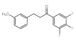 3-(3-METHYLPHENYL)-3',4',5'-TRIFLUOROPROPIOPHENONE structure