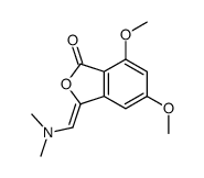 3-(dimethylaminomethylidene)-5,7-dimethoxy-2-benzofuran-1-one结构式