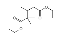 diethyl 2,2,3-trimethylpentanedioate Structure