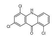 1,5,7-trichloro-10H-acridin-9-one Structure