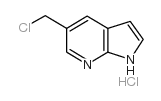 5-CHLOROMETHYL-1H-PYRROLO[2,3-B]PYRIDINE HYDROCHLORIDE Structure