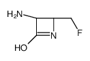 (3S,4S)-3-amino-4-(fluoromethyl)azetidin-2-one Structure