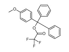 [(4-methoxyphenyl)-diphenylmethyl] 2,2,2-trifluoroacetate Structure