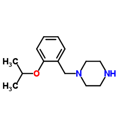 1-(2-Isopropoxybenzyl)piperazine结构式