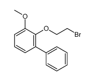 2-(2-bromoethoxy)-1-methoxy-3-phenylbenzene Structure