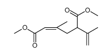 2-Hexenedioic acid, 3-methyl-5-(1-methylethenyl)-, dimethyl ester, (Z)结构式