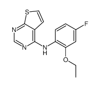N-(2-ethoxy-4-fluorophenyl)thieno[2,3-d]pyrimidin-4-amine结构式