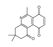 3,3,6-trimethyl-2,4-dihydrophenanthridine-1,7,10-trione Structure
