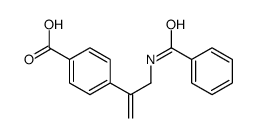 4-(3-benzamidoprop-1-en-2-yl)benzoic acid结构式