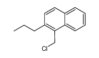 1-Chlormethyl-2-propyl-naphthalin Structure