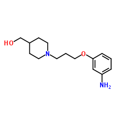 {1-[3-(3-Aminophenoxy)propyl]-4-piperidinyl}methanol Structure