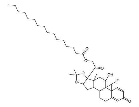 Triamcinolone acetonide 21-palmitate结构式