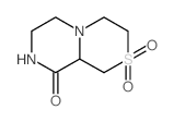 hexahydropyrazino[2,1-c][1,4]thiazin-9(6H)-one 2,2-dioxide Structure