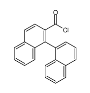 1-naphthalen-1-ylnaphthalene-2-carbonyl chloride Structure