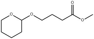 Butanoic acid, 4-[(tetrahydro-2H-pyran-2-yl)oxy]-, methyl ester结构式