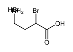 4-amino-2-bromobutanoic acid,hydrobromide结构式